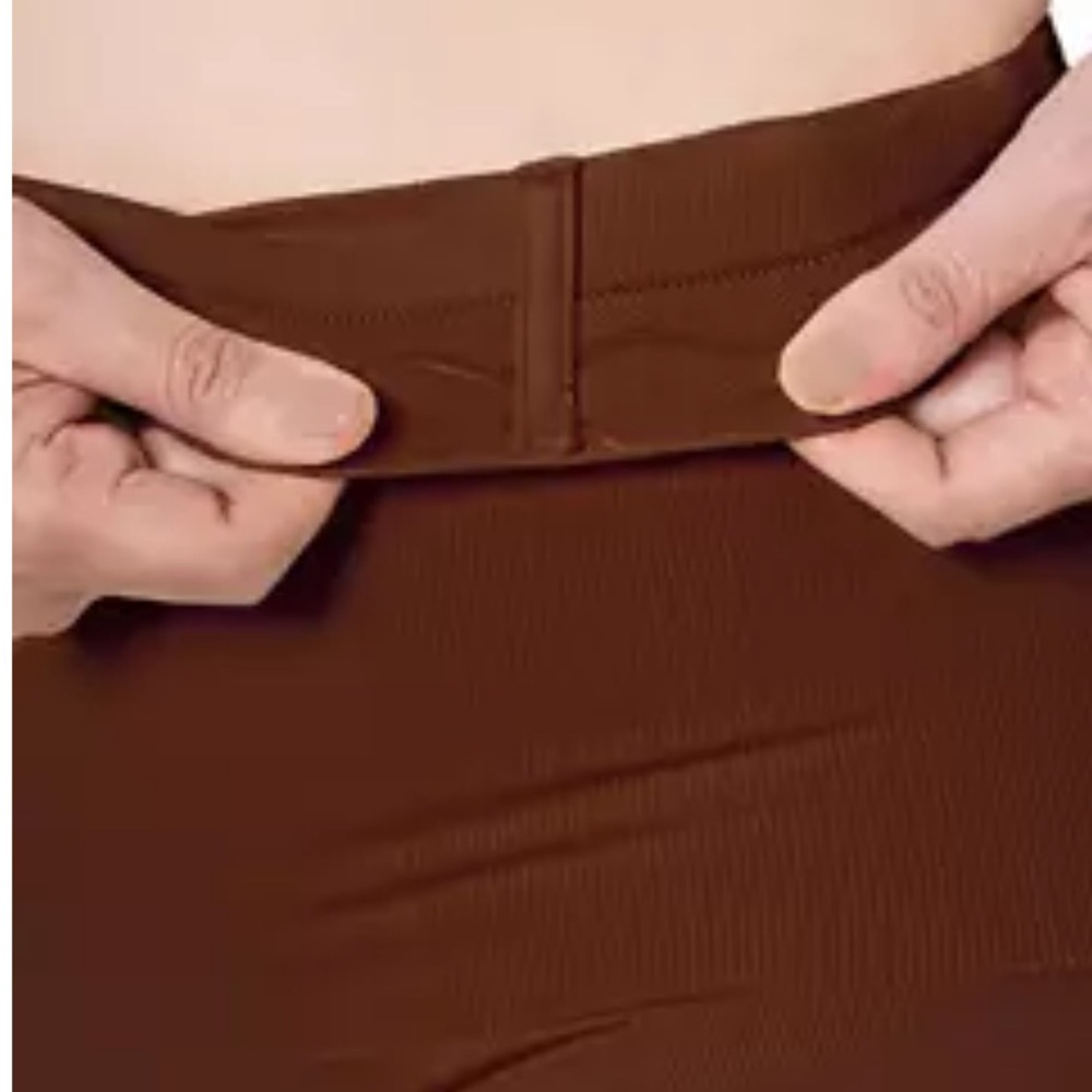 Shapermint Essentials All Day Every Day High Waisted Shaper Shorts Chocolate - Picture 3 of 6